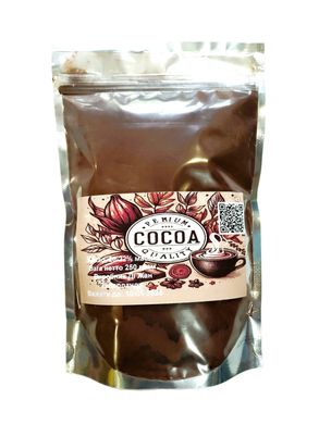 Какао-порошок 250 грю натуральный жирность 20-22%