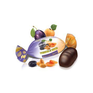 Конфеты ASAL Чернослив и курага, 1 кг