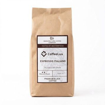 Кофе в зернах CoffeeLux Эспрессо Итальяно (Espresso Italiano) 1 кг