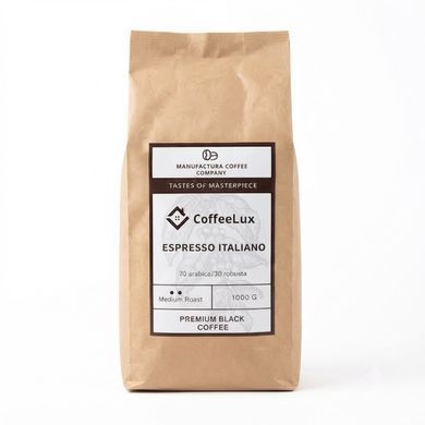 Кофе в зернах CoffeeLux Эспрессо Итальяно (Espresso Italiano) 1 кг