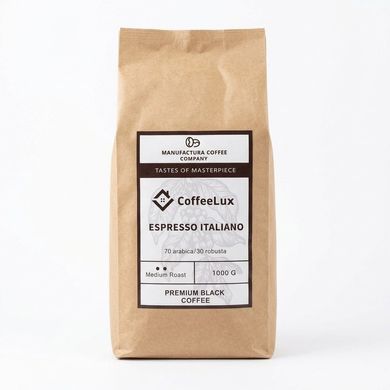 Кофе в зернах CoffeeLux Эспрессо Итальяно (Espresso Italiano) 1 кг