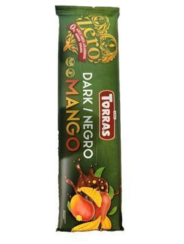Шоколад чорний з манго без цукру та глютена Торрас Torras Zero Dark Mango 300 грам.